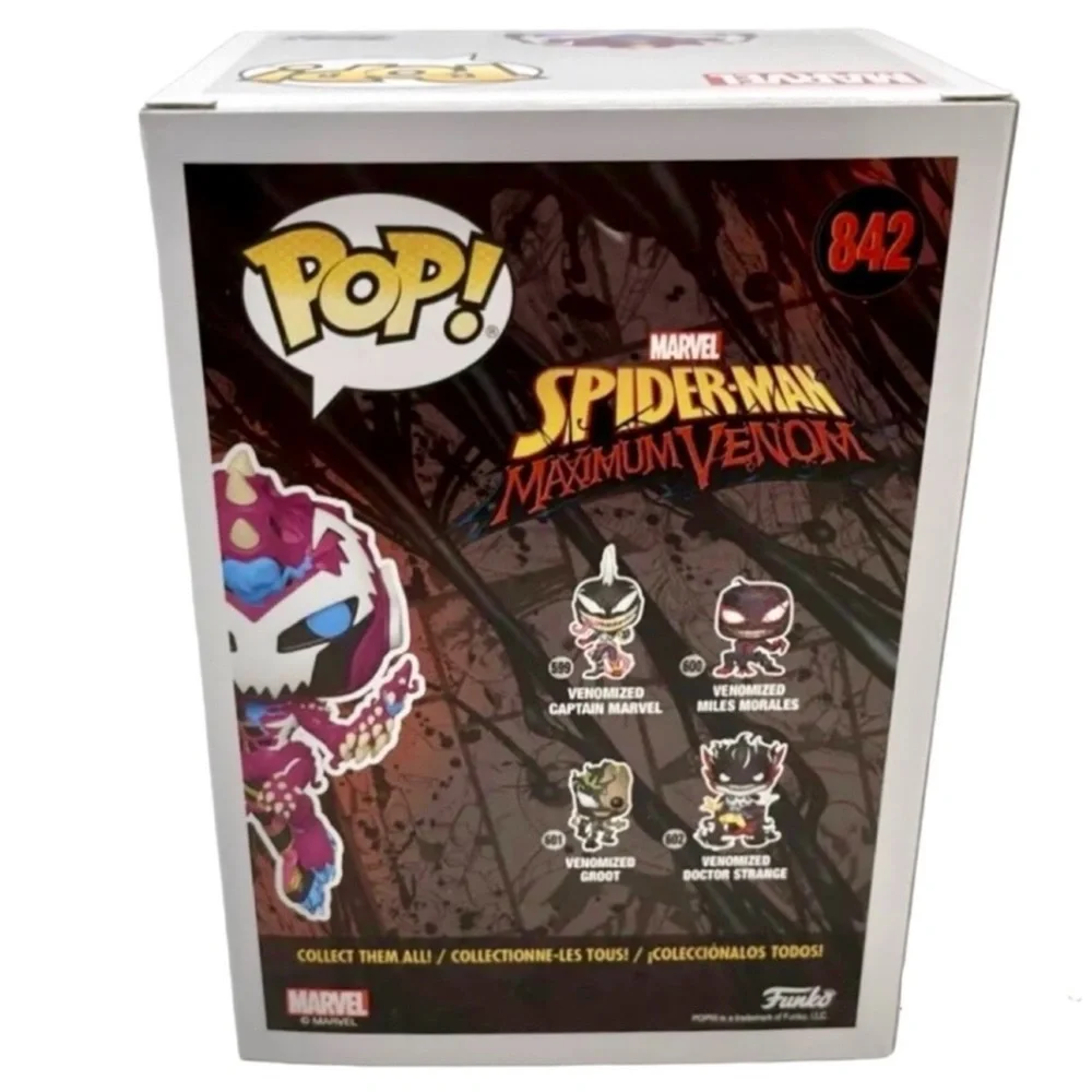 Funko Pop~Marvel~Spider-Man Maximum Venom~Venomized Ironheart #842 (VAULTED) NWT